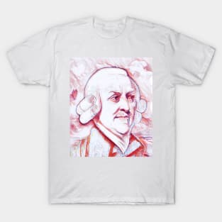 Adam Smith Portrait | Adam Smith Artwork | line art 3 T-Shirt